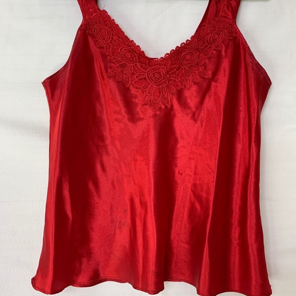 Vintage Red Blouse - Picture 3 of 6